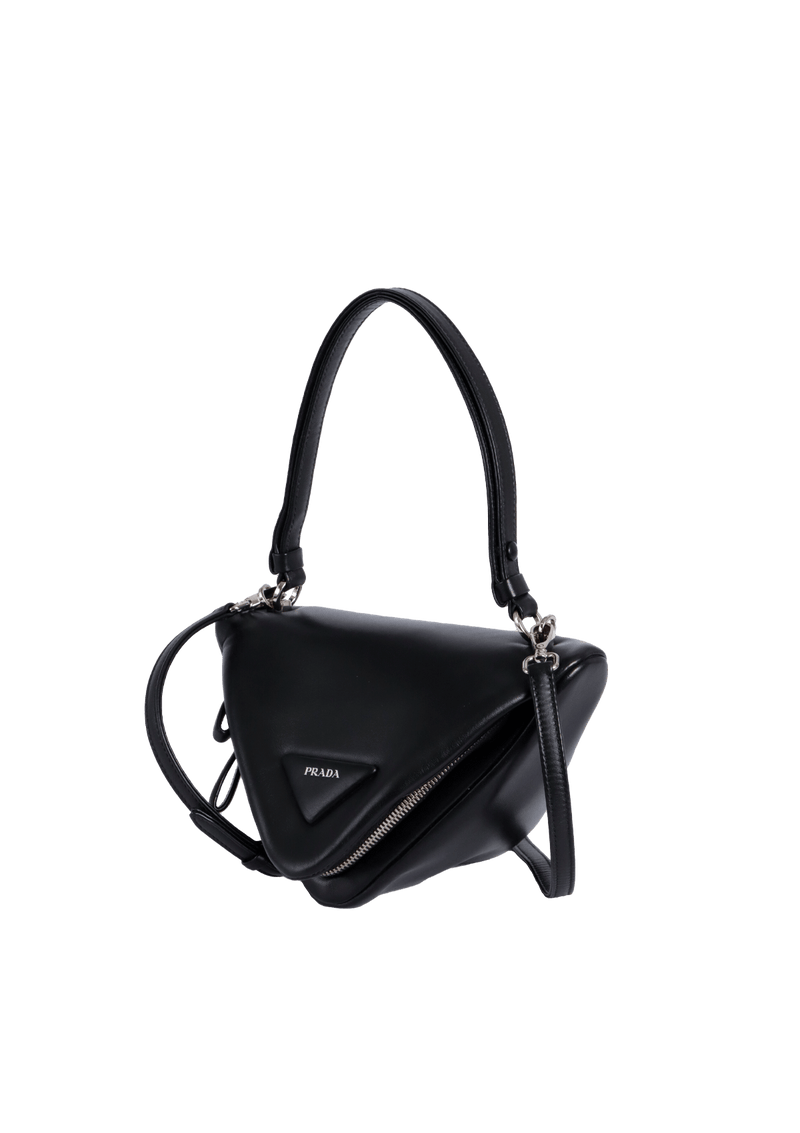 TRIANGLE LEATHER BAG