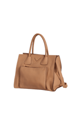 VITELLO DAINO FRONT POCKET WING TOTE