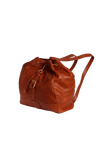 LEATHER DRAWSTRING BACKPACK