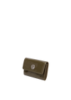 PATENT LEATHER FLAP WALLET