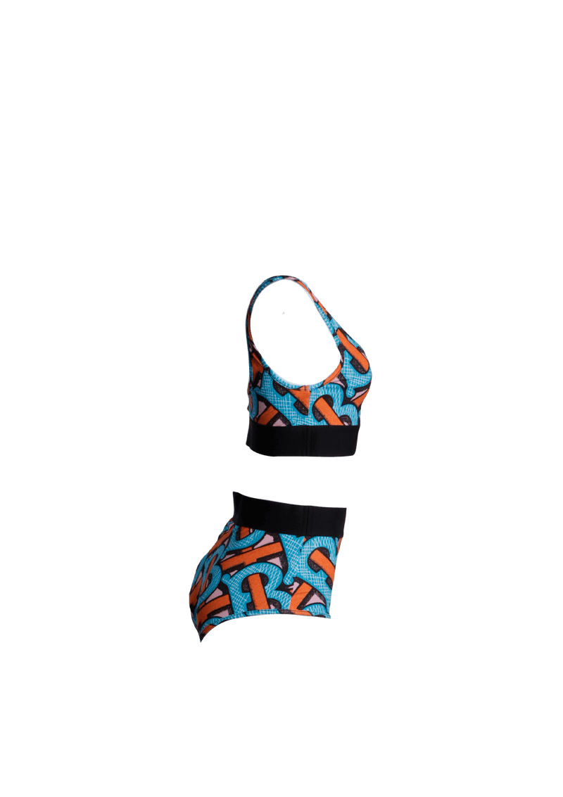 MONOGRAM PRINT BIKINI