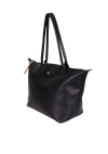 LEATHER LE PLIAGE M SHOPPING TOTE