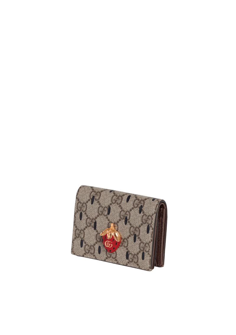 GG SUPREME STRAWBERRY WALLET