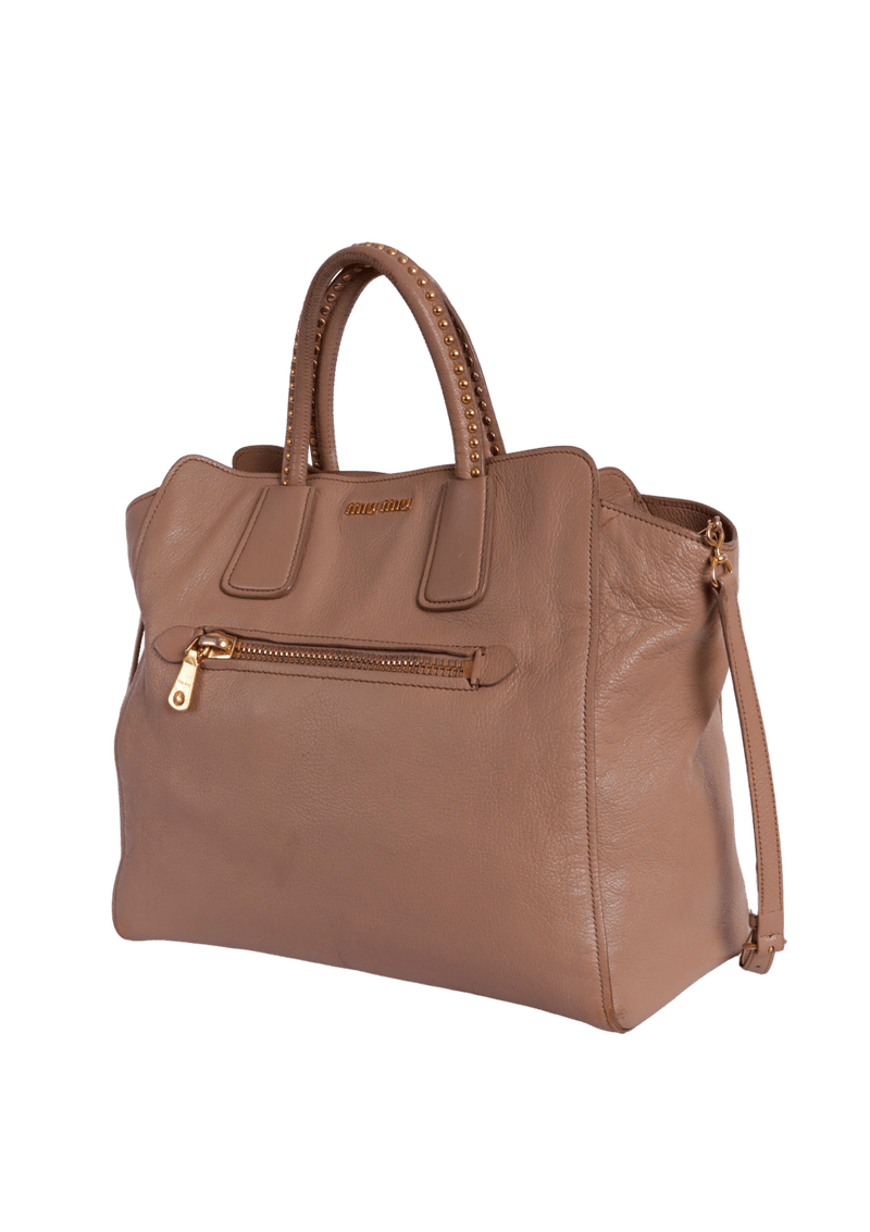 LEATHER SATCHEL BAG