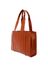 LARGE LEATHER WOODY TOTE