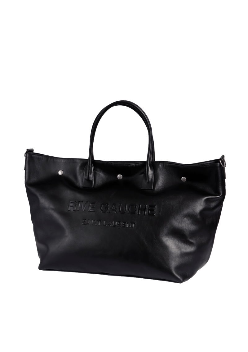 LEATHER RIVE GAUCHE MAXI TOTE