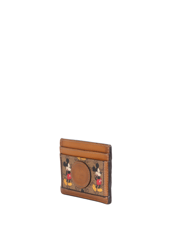 X DISNEY MICKEY MOUSE MICRO GG MONOGRAM CARD HOLDER