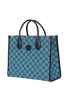 GG CANVAS SMALL INTERLOCKING G TOTE