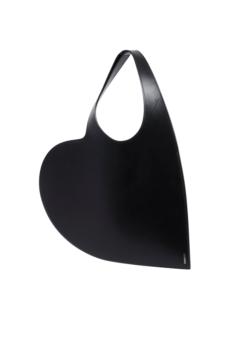 LEATHER TOTE HEART