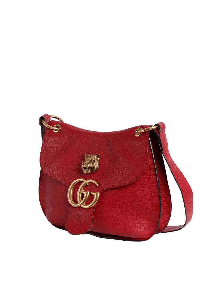 GG MARMONT ANIMALIER SHOULDER BAG