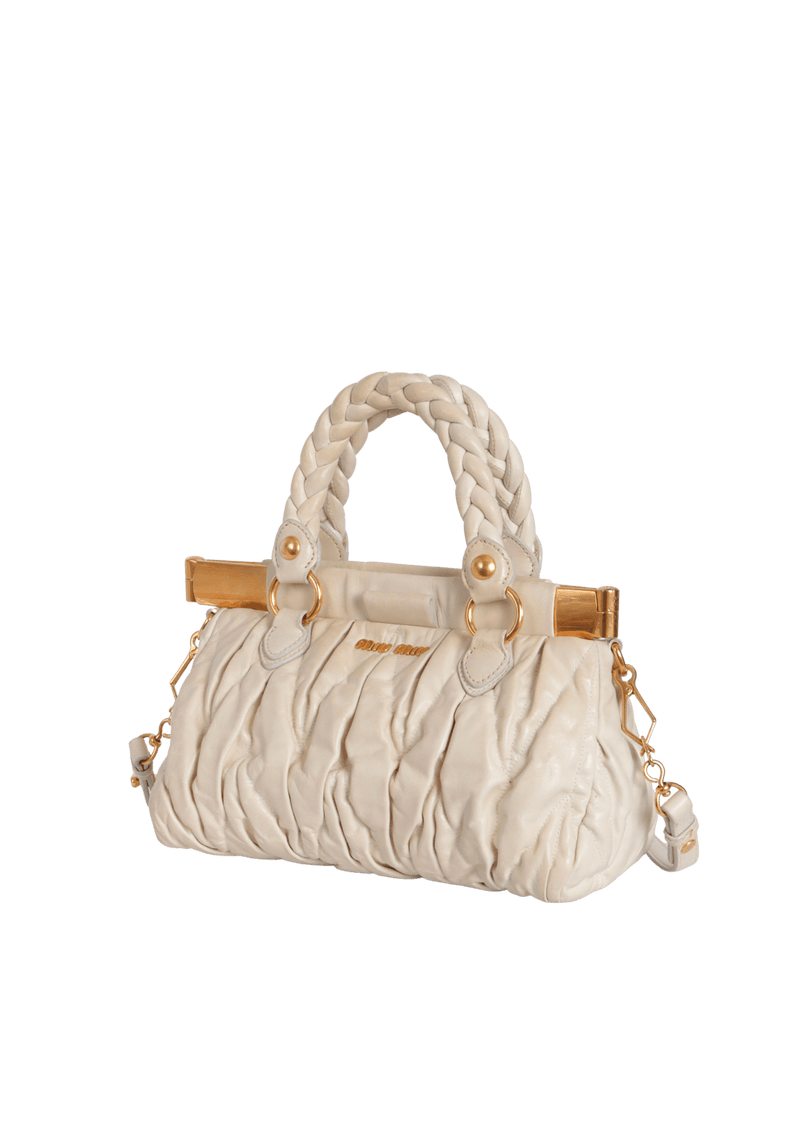 MATELASSE SATCHEL BAG