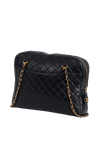 VINTAGE LARGE QUILTED CAMERA BAG