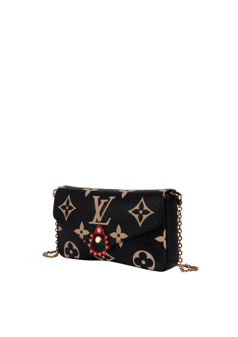 MONOGRAM GIANT EMPREINTE CRAFTY POCHETTE FÉLICIE