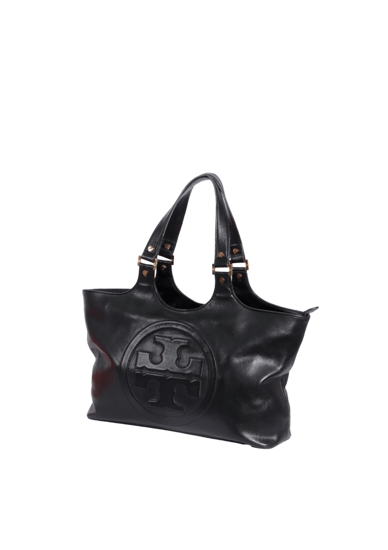 LEATHER BOMBE TOTE