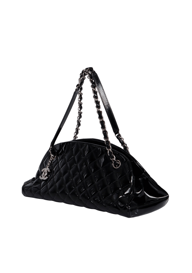 SMALL JUST MADEMOISELLE BOWLING BAG PATENT LEATHER