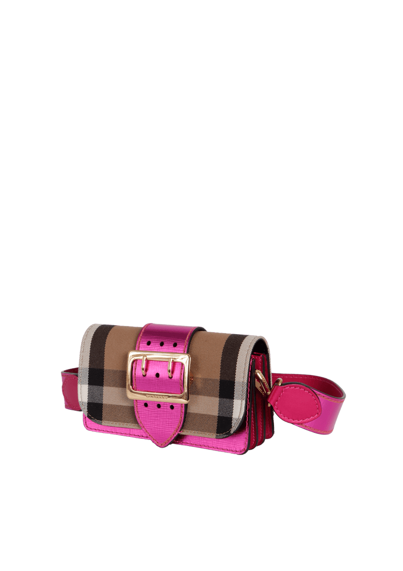 HOUSE CHECK MADISON BUCKLE BAG