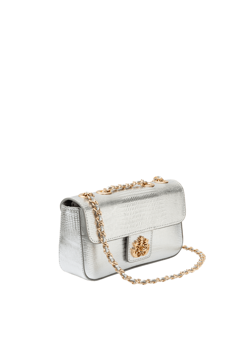 BOLSA ANNE  EM COURO LIZARD