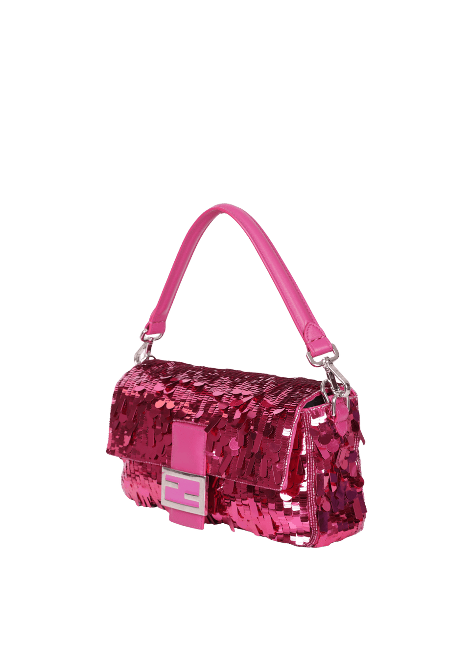 バッグ Risa BOTTEGA VENETA FLIP SEQUINS SHOU BOLSA FENDI SEQUIN BAGUETTE BAG ROSA ORIGINAL – Gringa
