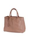 LARGE SAFFIANO LUX DOUBLE ZIP GALLERIA