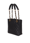 PETITE TIMELESS SHOPPING TOTE CAVIAR
