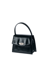 LEATHER TOP HANDLE BAG