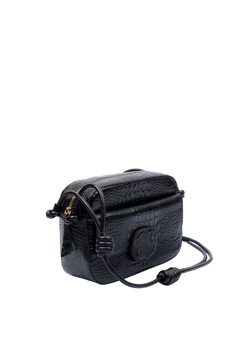 BOLSA ESSENTIALS EM COURO TRANSVERSAL