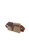 GG CANVAS DOUBLE BELT BAG