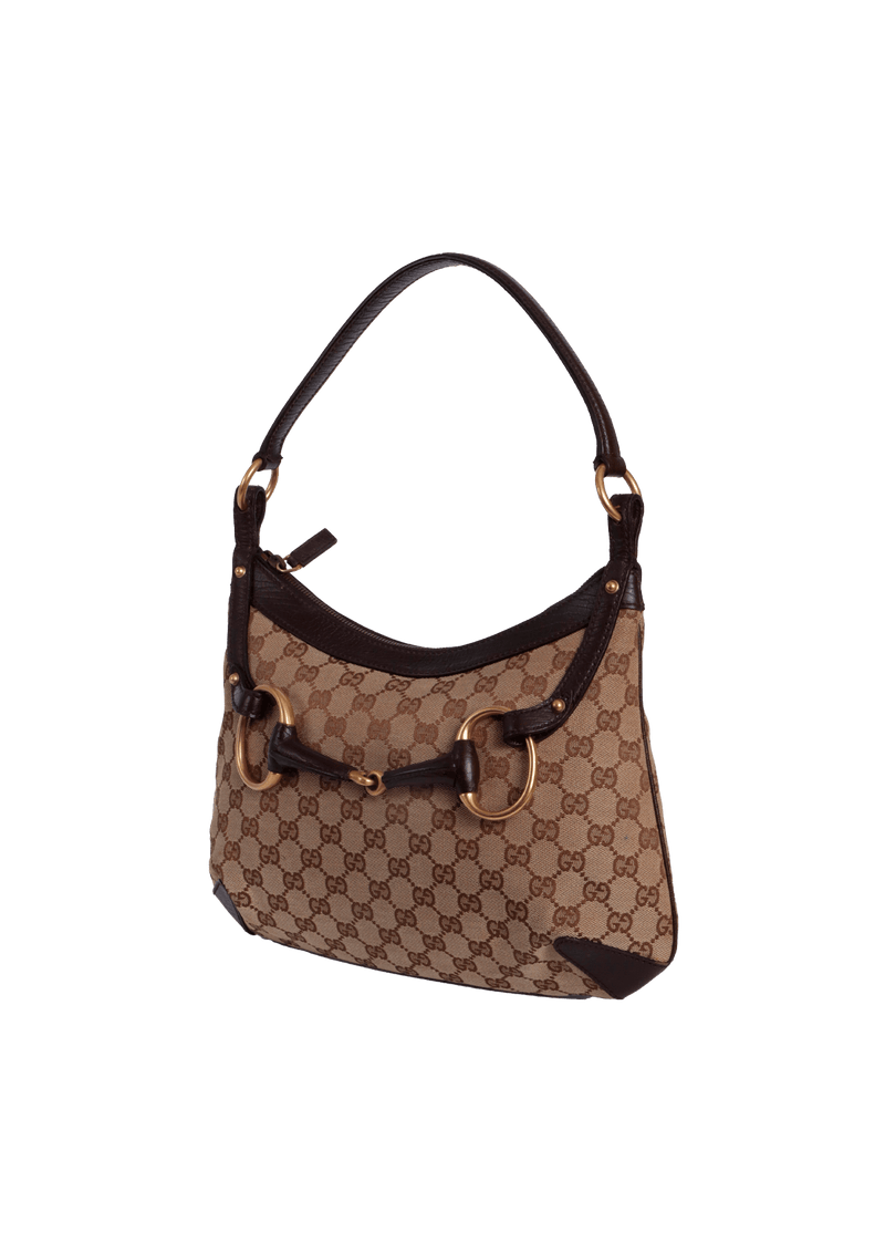 GG CANVAS HORSEBIT BAG