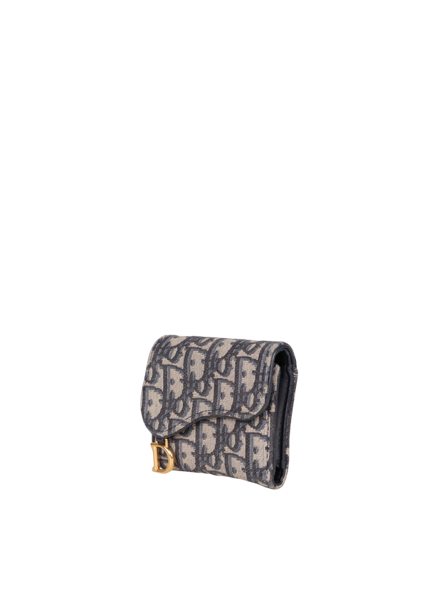 OBLIQUE SADDLE LOTUS WALLET