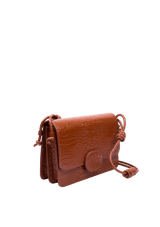 BOLSA ESSENTIALS CLÁSSICA EM COURO NATURAL TIRACOLO