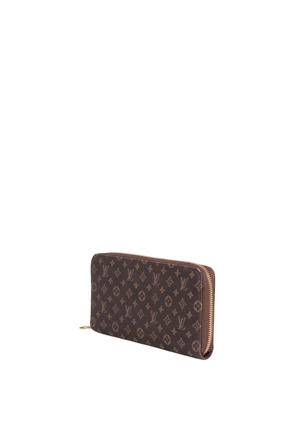 MONOGRAM MINI LIN ZIPPY WALLET