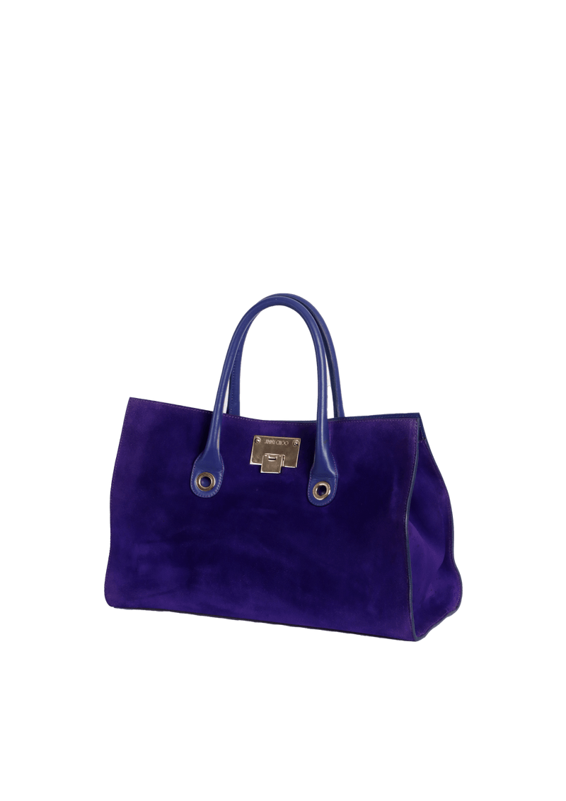 SUEDE RILEY TOTE BAG