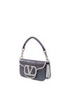 EMBELLISHED VLOGO LOCÒ SHOULDER BAG