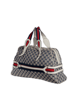 GG CANVAS WEB BOWLER BAG