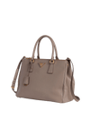 SMALL SAFFIANO LUX DOUBLE ZIP GALLERIA SATCHEL