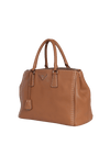 MEDIUM STITCHED GALLERIA DOUBLE ZIP TOTE