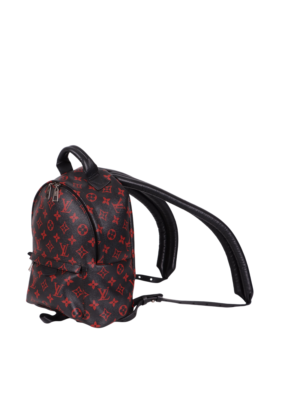 louis vuitton backpack palm springs monogram infrarouge pm black red BOLSA LOUIS VUITTON MONOGRAM INFRAROUGE PALM SPRINGS PM BACKPACK PRETO ORIGINAL – Gringa