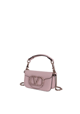 MICRO CRYSTAL EMBELLISHED VLOGO LOCÒ BAG