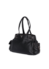 VITELLO DAINO SIDE POCKET BELT TOTE