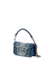CRYSTAL EMBELLISHED VLOGO LOCÒ BAG