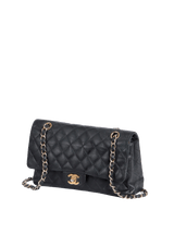 MEDIUM CLASSIC DOUBLE FLAP CAVIAR