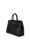 CROCODILE EMBOSSED ROCKING HORSE TOTE