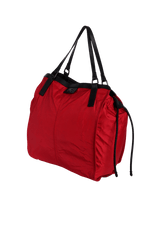 NYLON HOUSE CHECK BUCKLEIGH TOTE