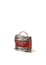 SMALL ABY LOCK CROCO BAG