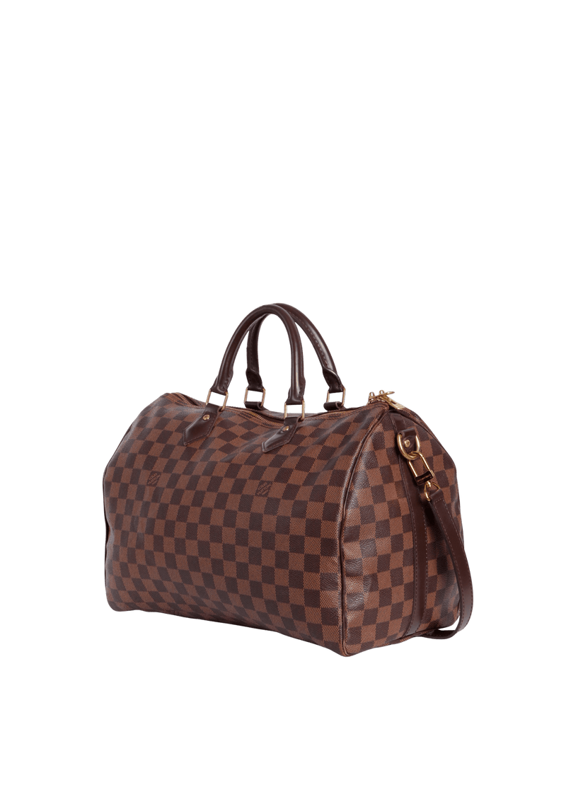 DAMIER ÉBÈNE SPEEDY 35 BANDOULIÈRE