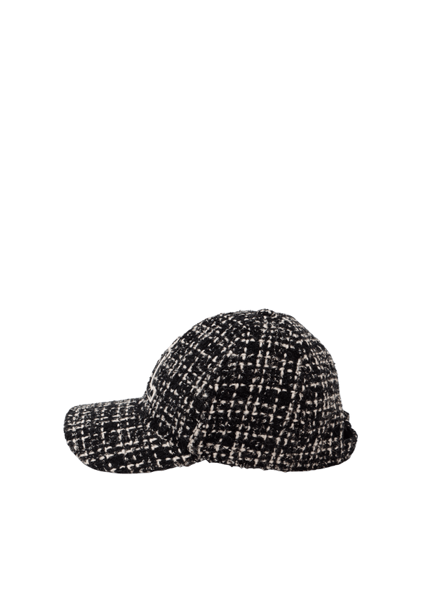 TWEED BASEBALL CAP