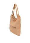 WOVEN FABRIC LOGO TOTE BAG