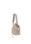ZUCCA STUDDED MINI MON TRESOR BAG