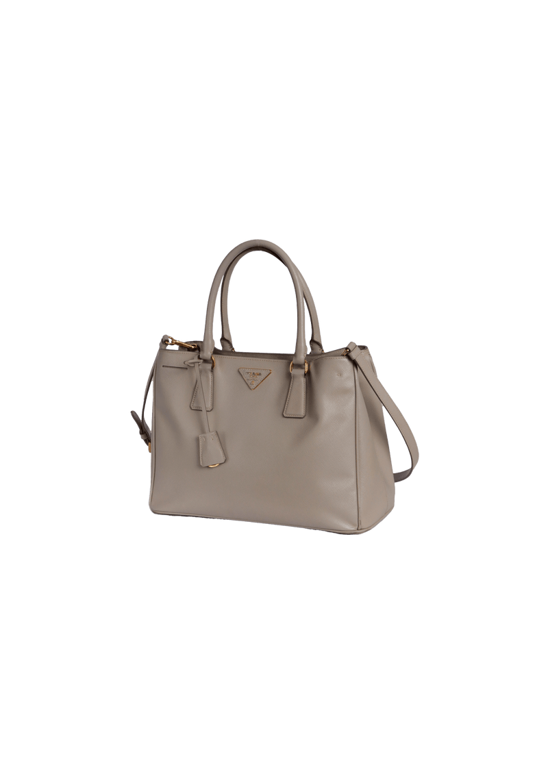 LARGE SAFFIANO LUX DOUBLE ZIP GALLERIA