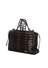 CUT-OUT WOOD TOTE BAG